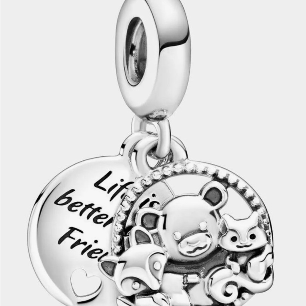 NEW Pandora Friendship forest animals charm